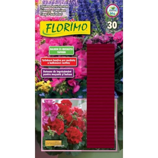 FLORIMO fertilizing sticks for balcony plants and geranium 30db